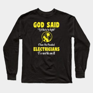 Electrician Long Sleeve T-Shirt